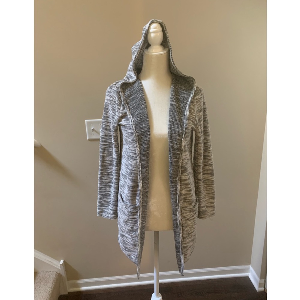 🎊 Paper Crane | Hooded Open Front Cardigan (S)